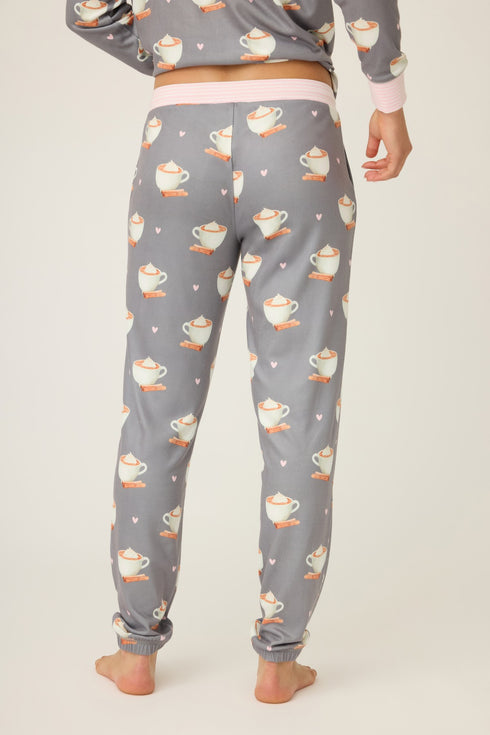 Pj Salvage Love You A Latte Banded Pant